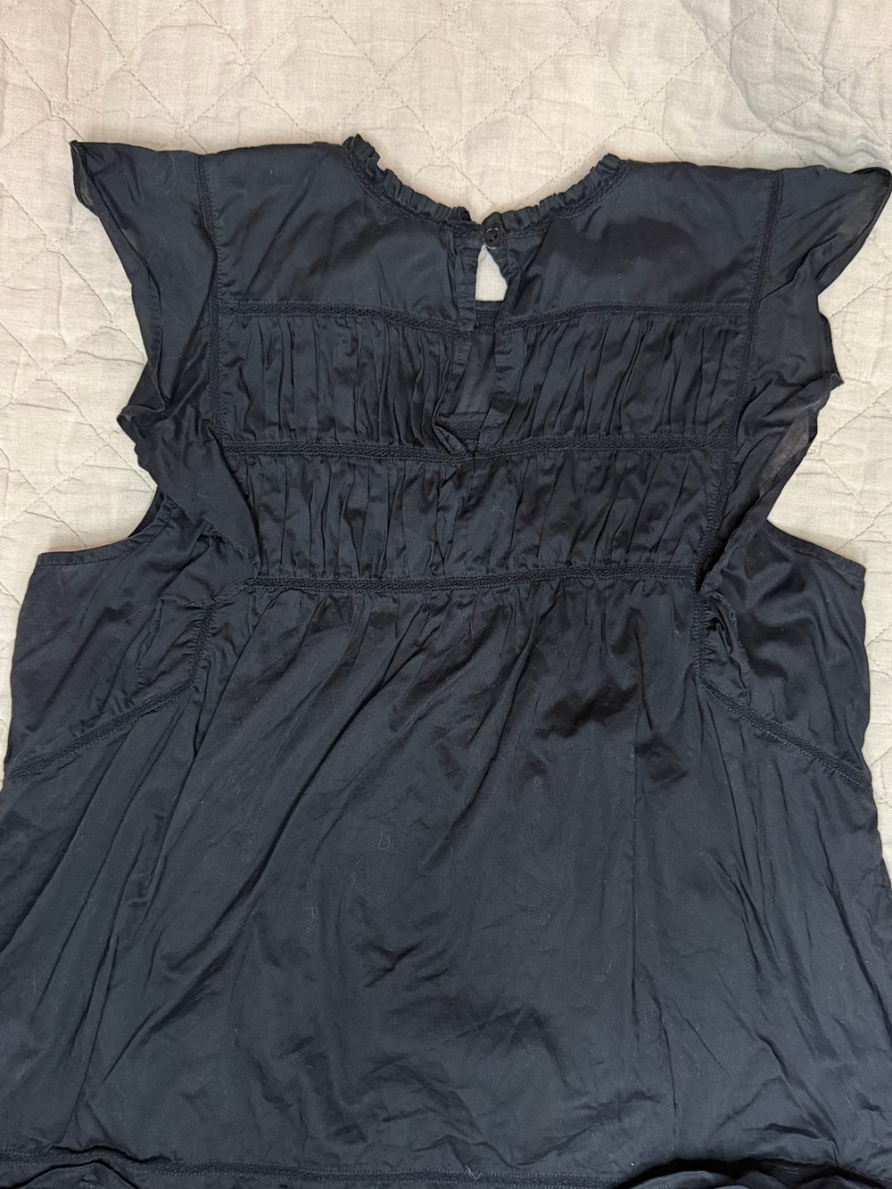 Rails Filomena Flutter Sleeve Top Black - Picture 4 of 5